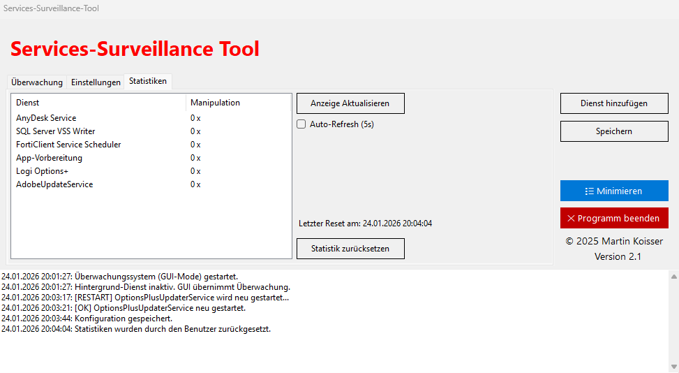 Services-Surveillance Tool