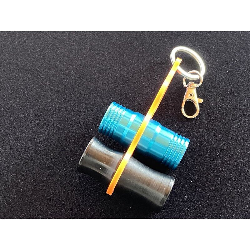 Halterung für Gewindeschoner inkl. Schlüsselring und Karabiner (3D Druck)