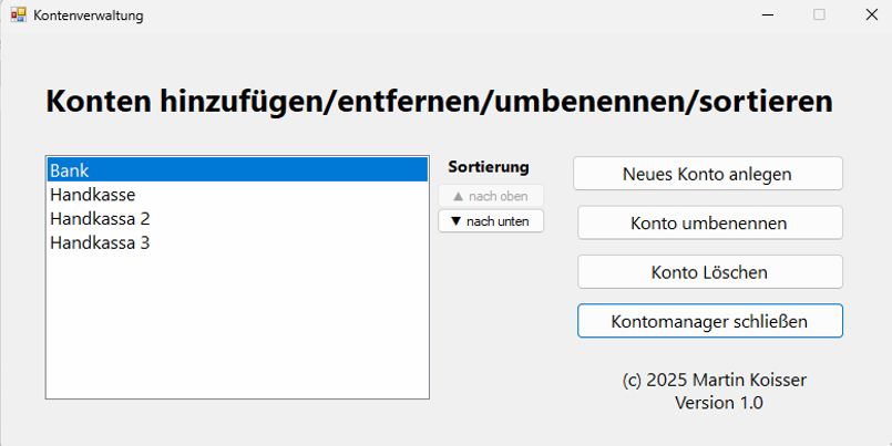 Kassabuch für Vereine