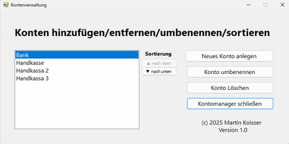 Kassabuch für Vereine