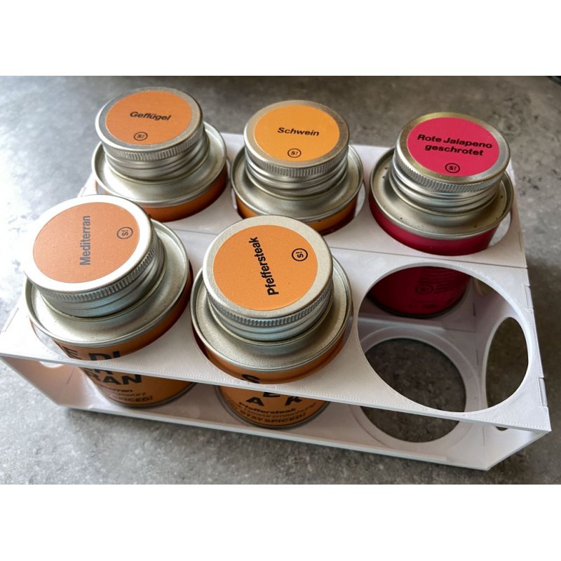 Gewürzeständer für 58mm Dosen (z.B. Stayspiced,....)