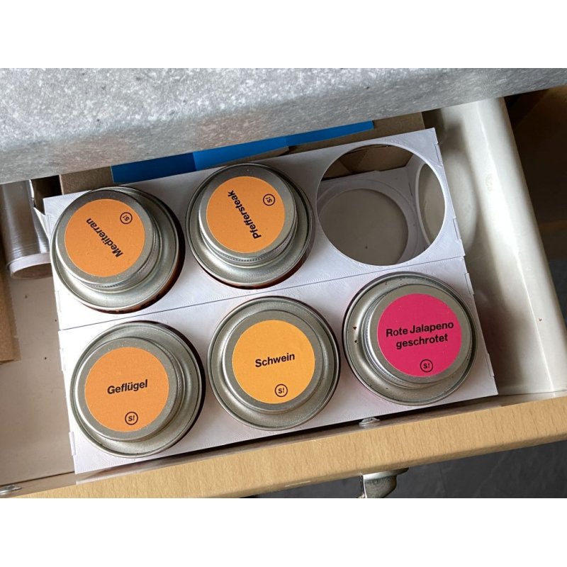 Gewürzeständer für 58mm Dosen (z.B. Stayspiced,....)