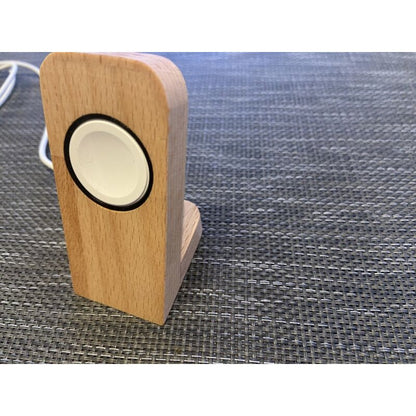 Ladestation für Apple Watch Echtholz